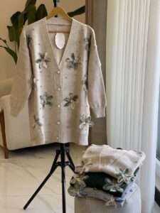 ژاکت بافت نگین دوزی ترک - Image 3