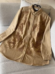 کت طرح برجسته ترک اورجینال طرح جلو دکمه دار - Image 5