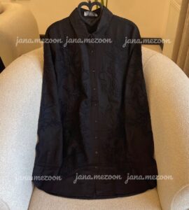 شومیز لینن گل برجسته ترک اورجینال طرح پریسا - Image 7