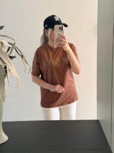 تیشرت گلدوزی ترک پلنگی طرح Bonita