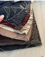 شومیز گلدوزی پولک دوزی ترک اورجینال طرح برگ - Image 9