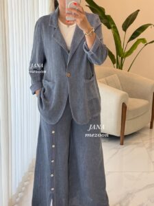 کت و شلوار الیاف نارگیل ایتالیایی - Image 11