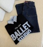 شلوار جین نیم بگ ترک اورجینال -سرمه ای - Image 2