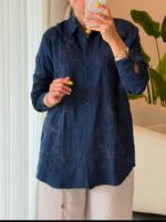 شومیز گلدوزی اورجینال ترک طرح جانا - Image 4