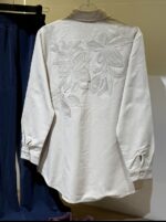 کت چرم دوزی و مروارید دوزی ترک - Image 8