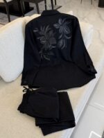 کت چرم دوزی و مروارید دوزی ترک - Image 3