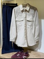 کت چرم دوزی و مروارید دوزی ترک - Image 7