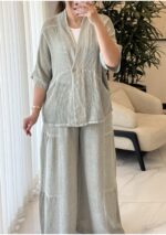 ست رویه و شلوار الیاف نارگیل ایتالیایی - وارداتی - Image 8